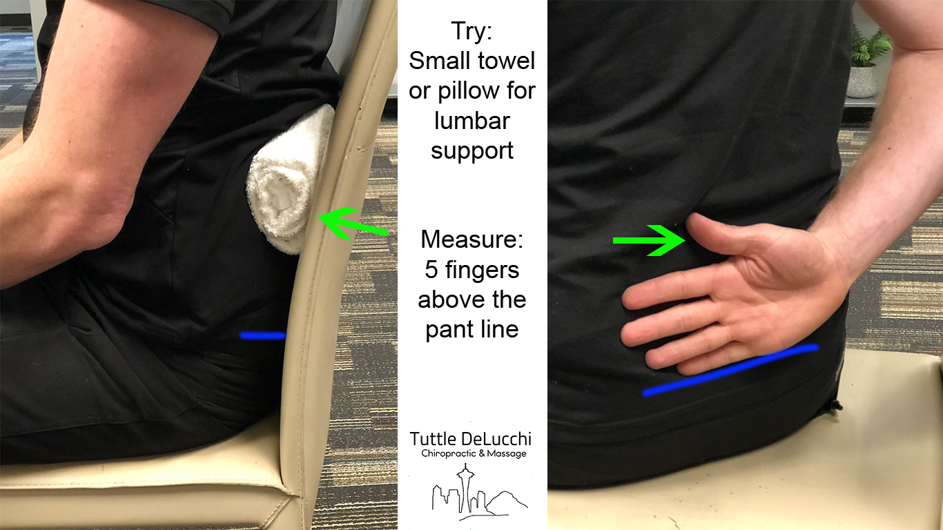 Lumbar Support for Sitting